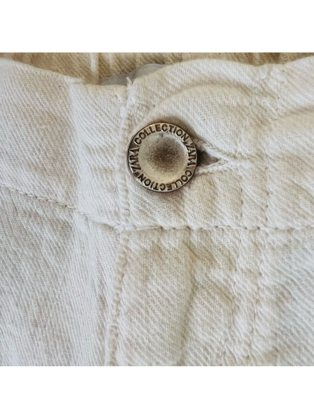 Zara Linen Cargo Jogger Pants In Cream
Size 6 - Picture 2 of 7